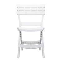 Camco 51640 Folding Table and Chair Set | 3-Piece White