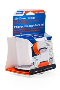 Camco 39735 Clear 4-in-1 RV Sewer Extension
