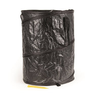 Camco 42893 Collapsible Trash Can, 33 Gallon Black