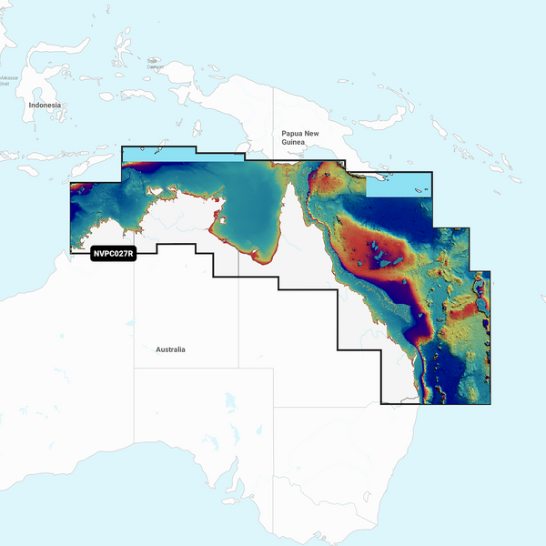 Garmin Navionics+ Australia Northeast NVPC027R Chart
