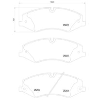 Hella Pagid 355015551 Front Brake Pads, Land Rover