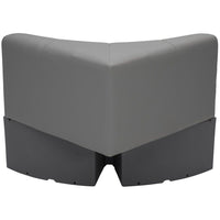 Taylor Made Square Corner Lounge Boat Seat, Charcoal