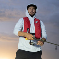 Mustang MIT 100 Convertible Inflatable PFD, Red