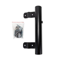Camco 51612 RV Ladder Flag Pole Mount, Black Steel