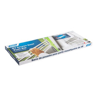 Camco 43977 RV Screen Door Push Bar, White Aluminum