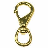 T-H Marine Brass Swivel Eye Snap Hook 3-3/4 in