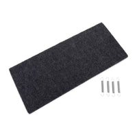 Camco 42935 RV XL Wrap-Around Step Rug, 23x22 Grey
