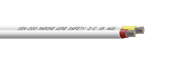 Sea-Dog 10/2 AWG Duplex Marine Wire, 100 ft Red/Yellow