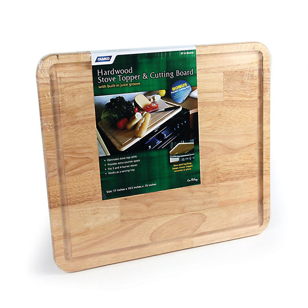 Camco 43753 Hardwood Stove Topper & Cutting Board