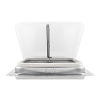 Camco 40480 RV Roof Vent 14x14 Manual White w/ Screen