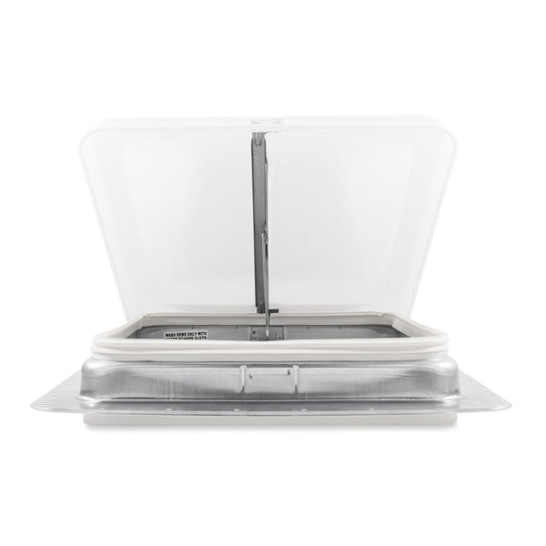 Camco 40480 RV Roof Vent 14x14 Manual White w/ Screen