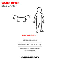 Airhead Water Otter Elite Child Life Vest | USCG