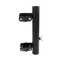 Camco 51612 RV Ladder Flag Pole Mount, Black Steel