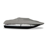 Carver 77119F-10 Haze Gray V-Hull Boat Cover 19'6"