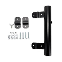 Camco 51612 RV Ladder Flag Pole Mount, Black Steel