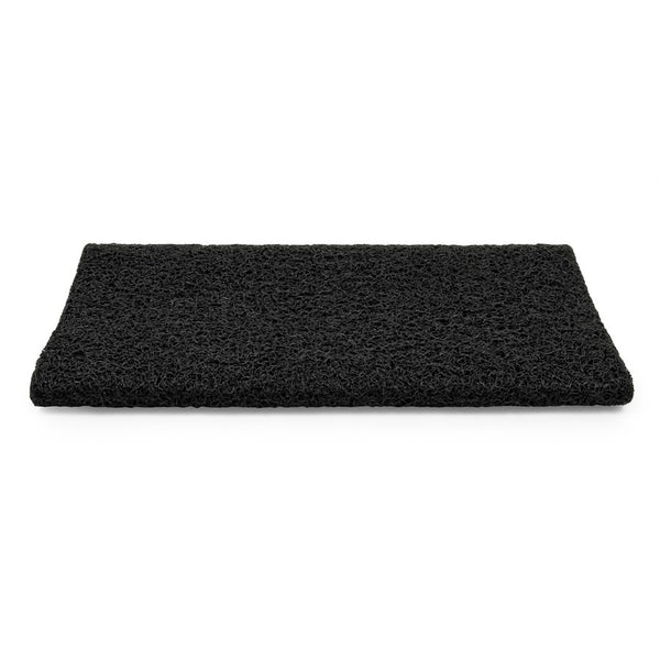 Camco 42962 Wrap Around RV Step Rug, Black 17.5x18