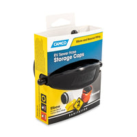 Camco 39753 RhinoFLEX Sewer Hose Storage Caps, 2-Pack