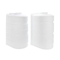 Camco 50513 RV Propane Tank Cover, Dual 30 lb, White