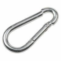 T-H Marine Spring Snap Hook, 3-1/8 in Zinc, 168 lb SWL