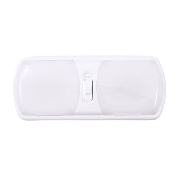 Arcon 20714N 12V LED Double Ceiling Light, White Lens