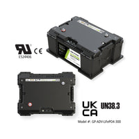 Go Power 300Ah 12V LiFePO4 Lithium Battery