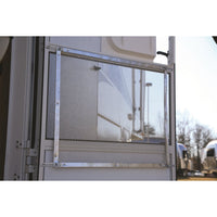Camco 43980 RV Screen Door Grille, Adjustable 20-29 in
