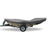 Carver 77119F-10 Haze Gray V-Hull Boat Cover 19'6"