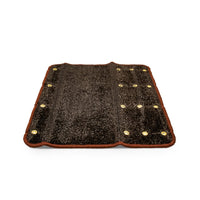 Camco 42944 Wrap Around RV Step Rug, Brown 22x23