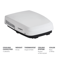 Dometic FreshJet 5 11K BTU Heat Pump RV AC, White