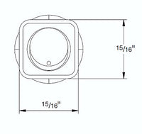 Hella Marine H61924001 Red LED Rocker Switch 12V 20A