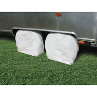 Camco 45326 RV Tire Cover, 40-42 in, Arctic White, 2pk