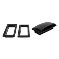 Camco 42493 RV Range Hood Vent Replacement Kit, Black