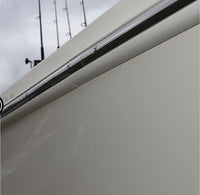 TACO Metals Rigid Rub Rail, Frosty White, 20 ft