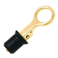 T-H Marine 1 Inch Snap-Handle Boat Drain Plug | Brass