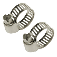 T-H Marine Stainless Worm Gear Hose Clamps 3/8-7/8" 2pk