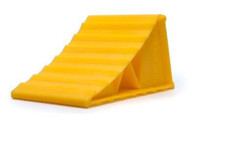 Camco 44412 RV Wheel Chock, Yellow Hard Plastic