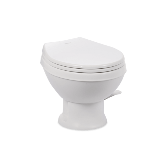 Dometic 401 Series Toilet | White Pedal Flush