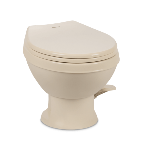 Dometic 401 Bone Low-Profile Round Toilet 9610008279