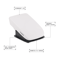 Dometic FA95 Fan-Tastic Vent 14x14 Roof Fan | Remote