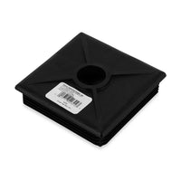 Camco 40302 Vented Black RV Bumper Cap 4-Inch Square