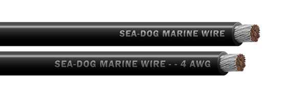 Sea-Dog 4 AWG Black Battery Cable 25 ft | 8004010