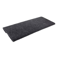 Camco 42935 RV XL Wrap-Around Step Rug, 23x22 Grey