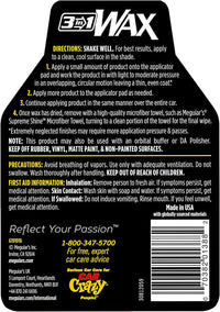 Meguiar's 3-in-1 Boat & RV Wax 16 oz | G191016