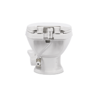 Dometic 401 Series Toilet | White Pedal Flush