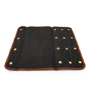 Camco 42944 Wrap Around RV Step Rug, Brown 22x23