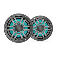 JL Audio M200 6.5in Marine Speakers, RGB LED Pair