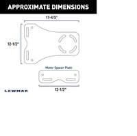 Lewmar SWA Sandwich Mount Black | Shallow Water Anchor
