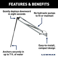 Lewmar Axis 6ft Shallow Water Anchor, White