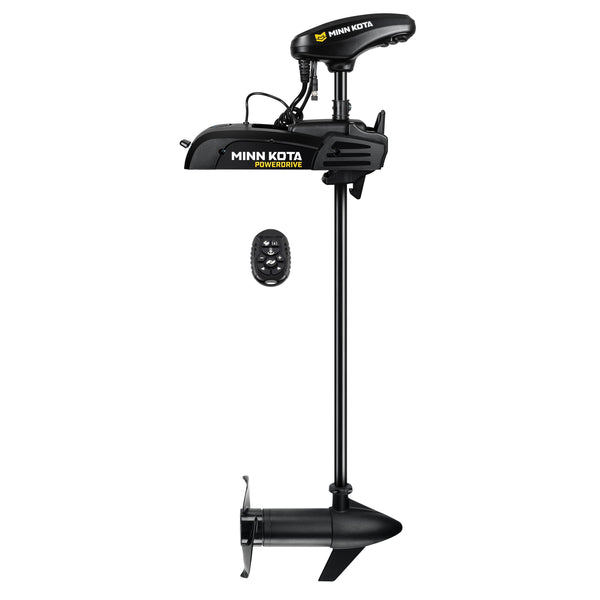 Minn Kota PowerDrive 2 Trolling Motor – 55 lb Thrust, 12V, Micro Remote, No Foot Pedal (MPN 1358466)