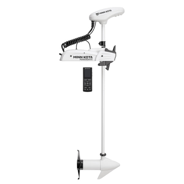 Minn Kota PowerDrive 2 Trolling Motor – 55 lb Thrust, 12V, No Foot Pedal (MPN 1363541)